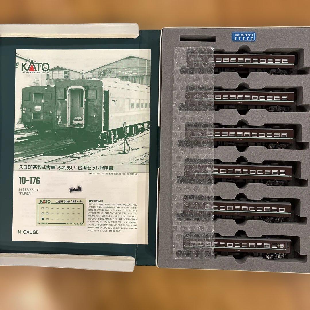 KATO 10-176スロ81系 和式客車ふれあい6両セット③愛称シール使用済み