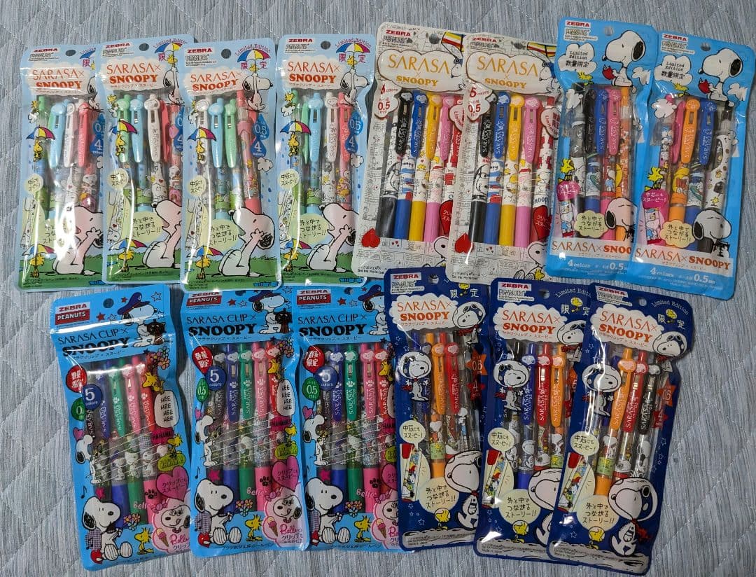 SARASA スヌーピー ボールペンセット