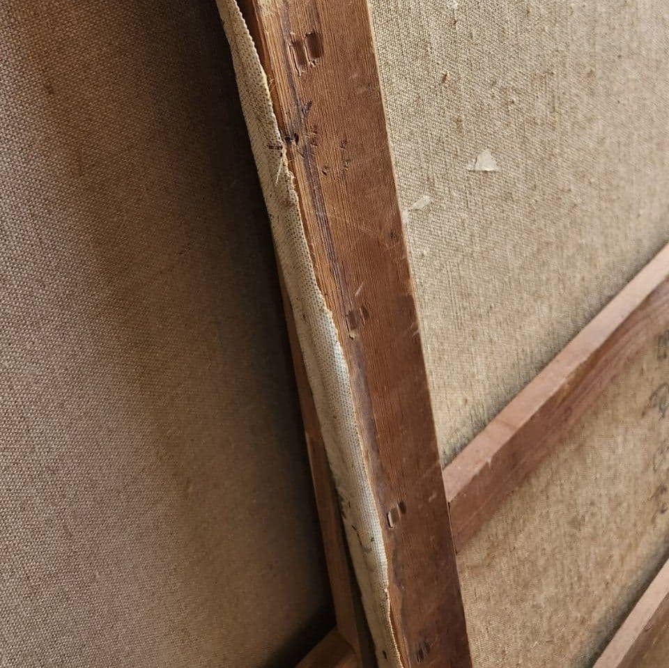 「山」 大きな絵画 油絵 F50号 風景画 迫力