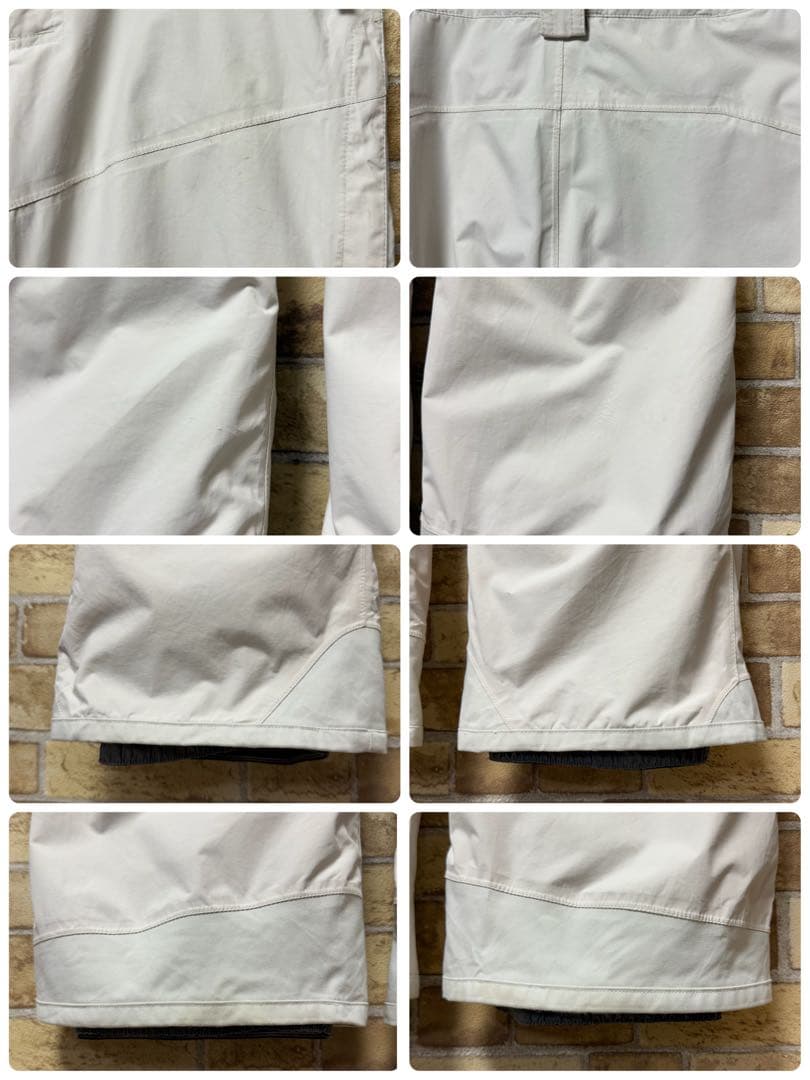 ノースフェイス　スノーパンツ　刺繍ロゴ　スノボ　スキー　ハイベント　古着女子　M