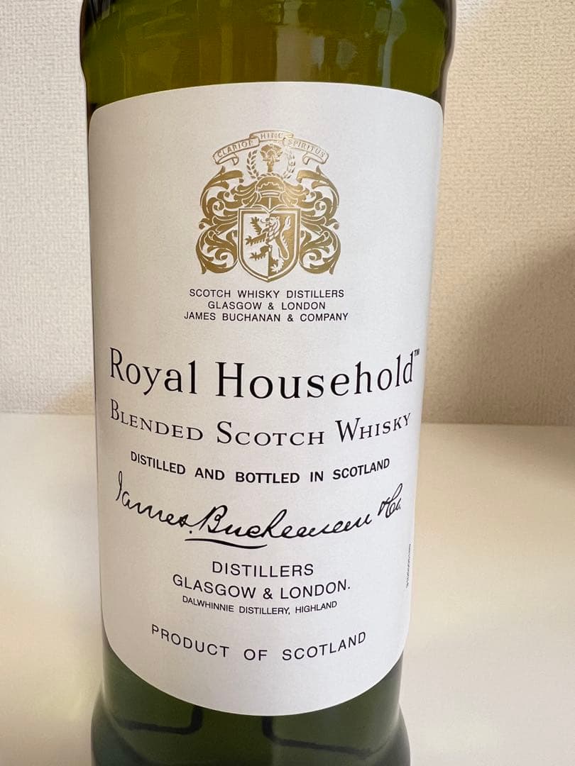 【未開封】ロイヤルハウスホールド ブレンデッド スコッチウイスキー箱付750ml