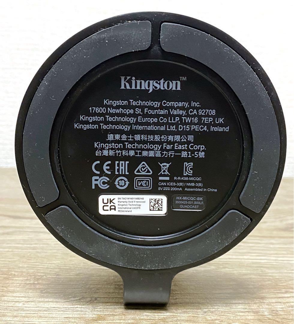 HyperX・QuadCast・USBマイク・コンデンサーマイク・赤色・黒色