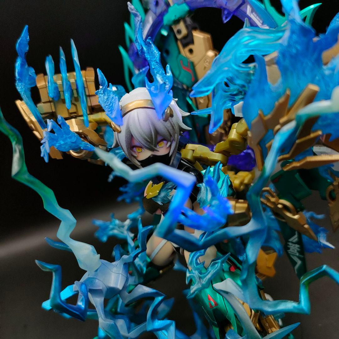 メガミデバイス　皇巫（オウブ) スサノヲ　くノ一雷電の陣　塗装完成　コトブキヤ