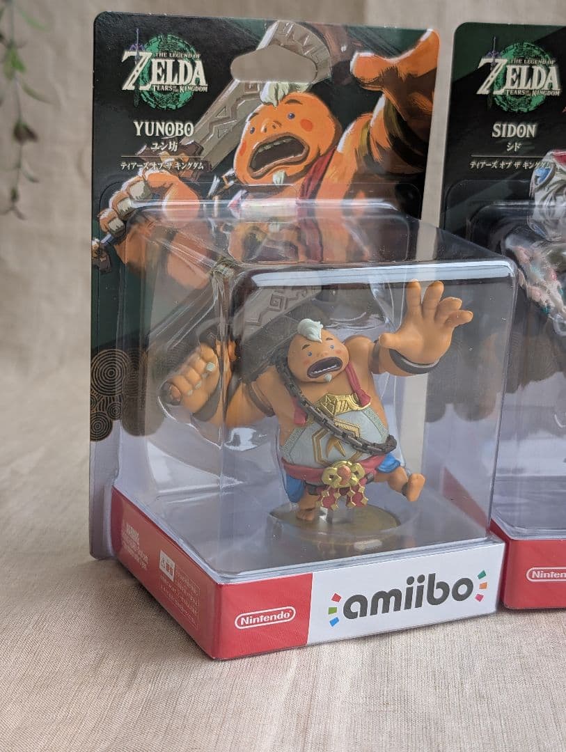 amiibo ティアキン 5体セット ゼルダ　チューリ シド ルージュ ユン坊