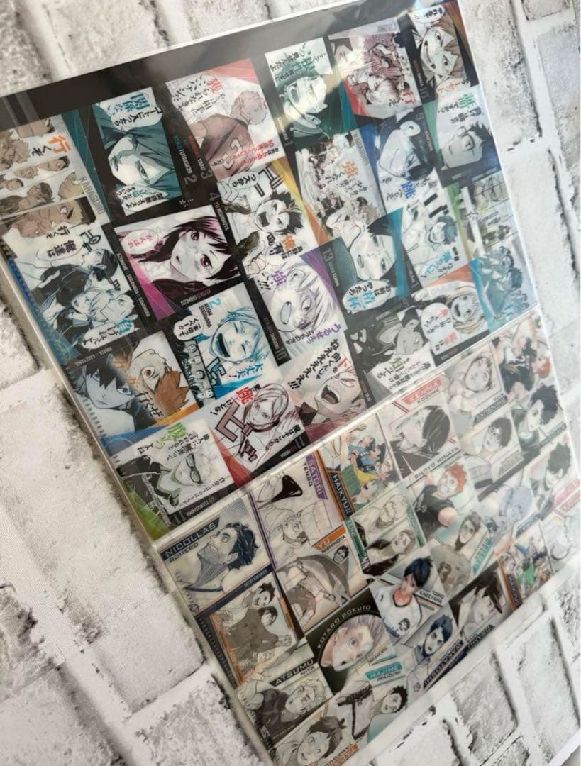 【新品未開封】ハイキュー クリアファイル アートコースター柄 クリアファイル2枚