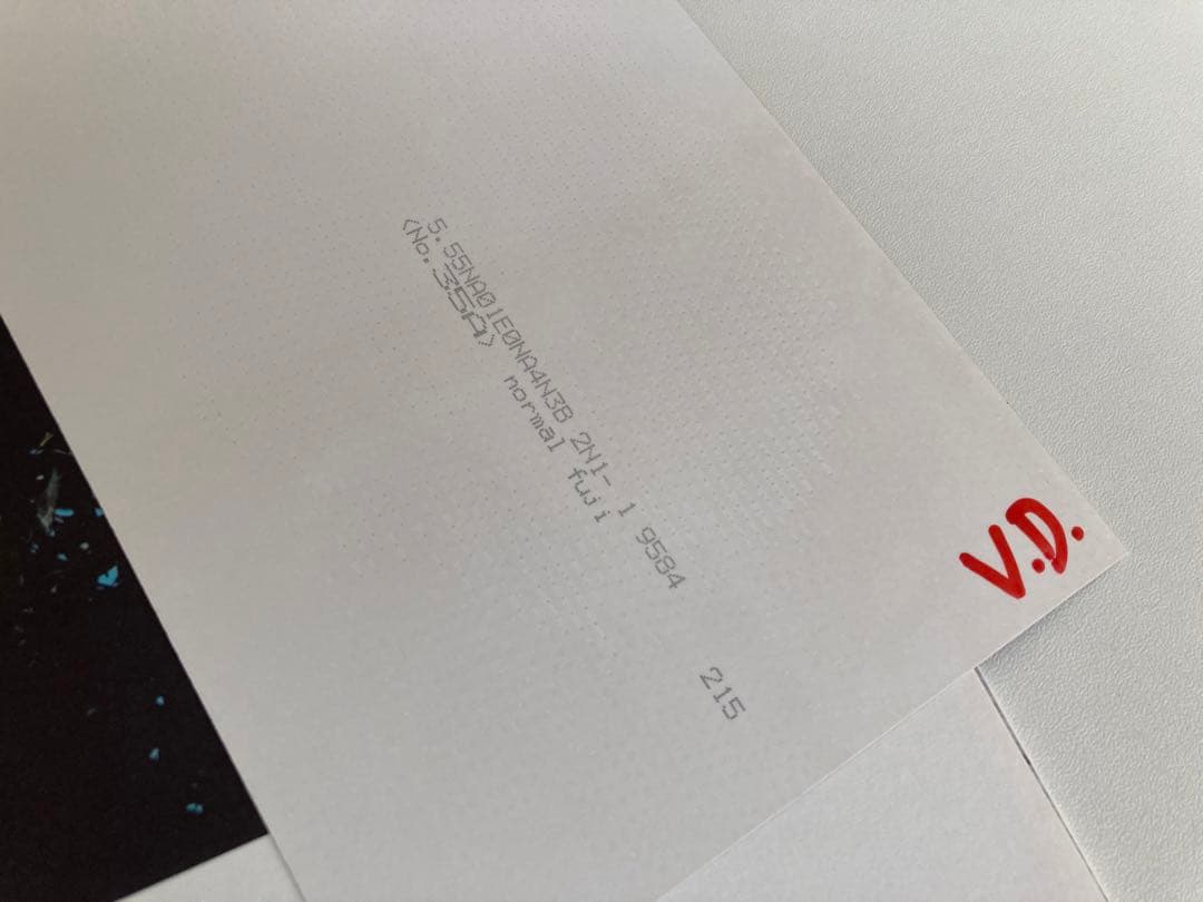 【プリント2枚付き、サイン入り】Vincent Delbrouck