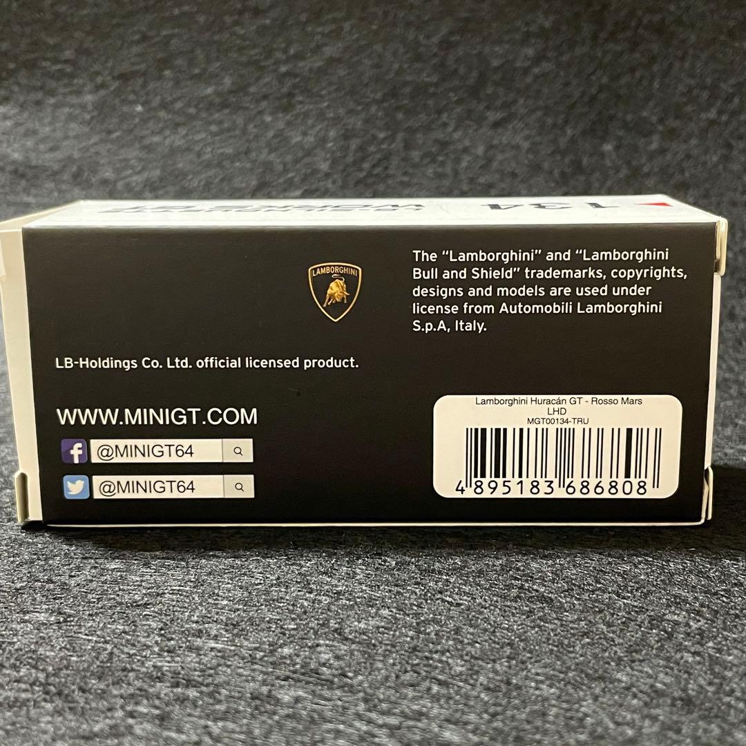 MINI GT 【限定】トイザらスオリジナル134LBWK☆ランボ・ロッソマーズ