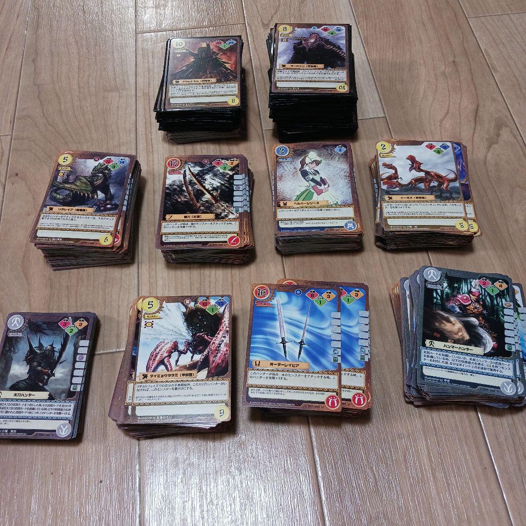 希少 トレディング モンスターハンターカード まとめ売り