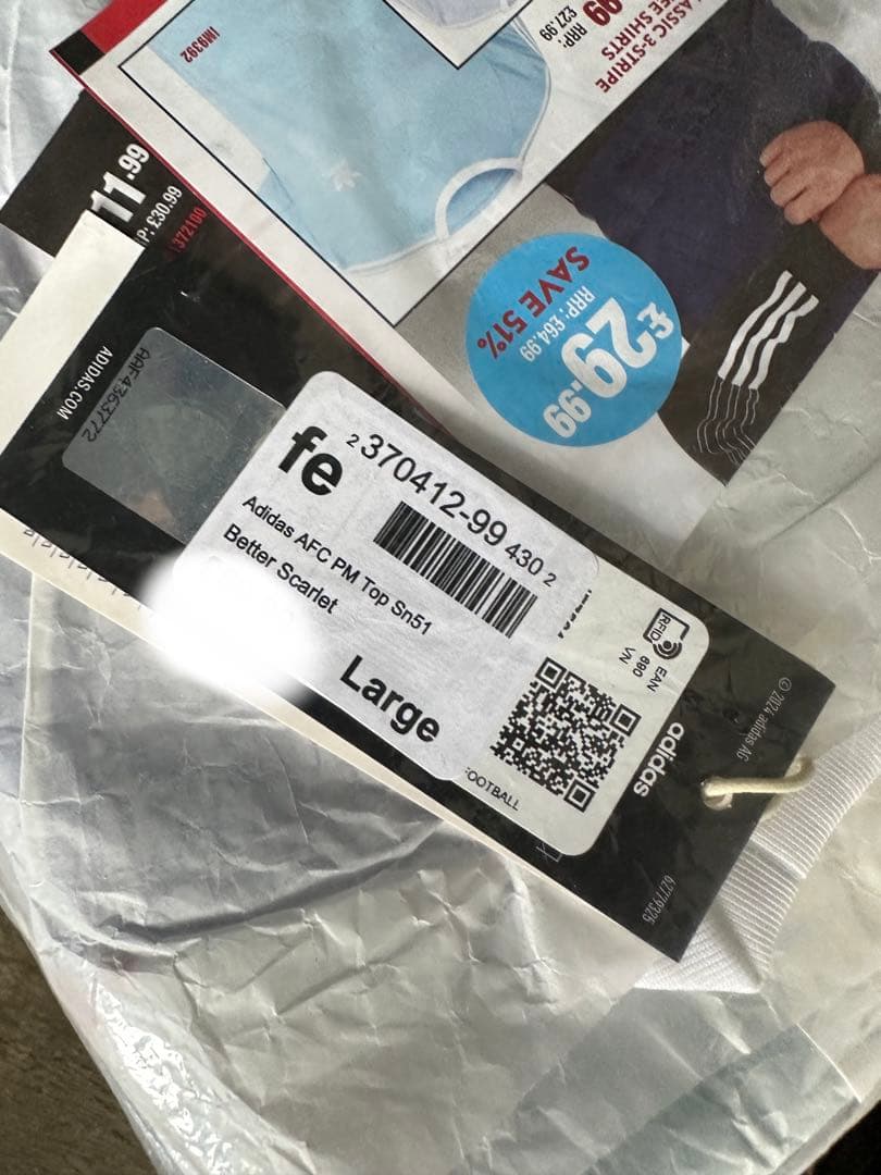 希少　アーセナルFC プレマッチトップ 24/25 日本未発売 新品未使用