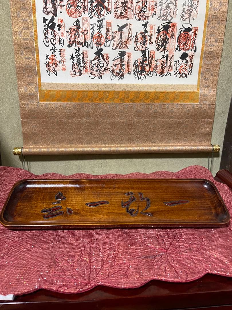 祖母のコレクション　烏城彫り　岡山県のお師匠から学び作った作品たち