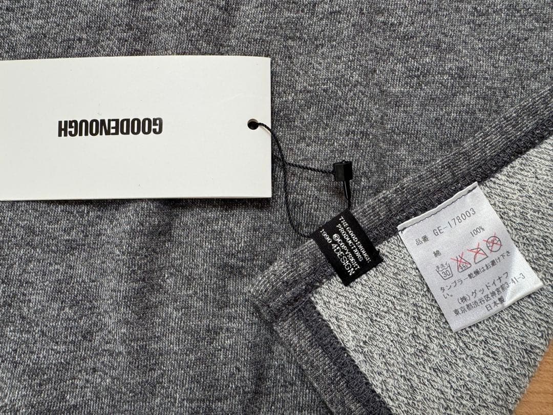 タグ付未使用 GOODENOUGH グッドイナフ ブランケット グレー 日本製
