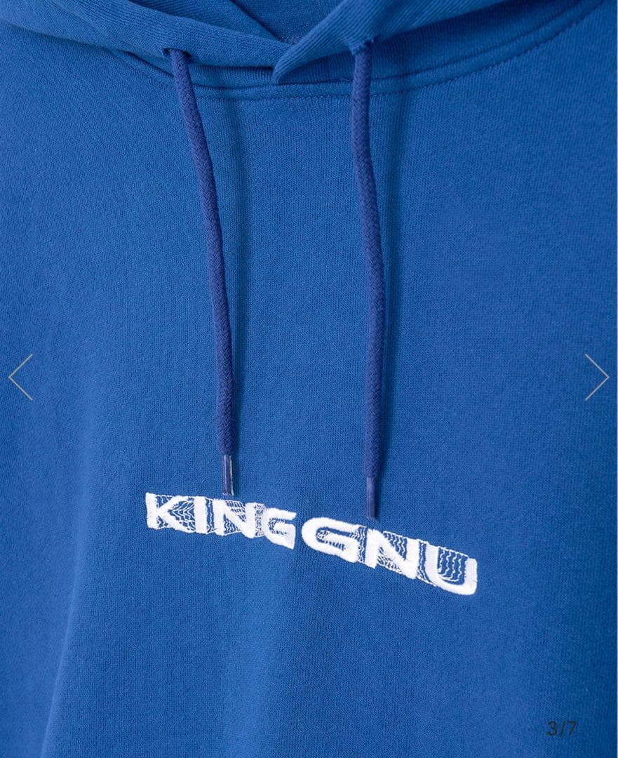 King Gnu フーディ KG IS DEAD HOODIE [ブルー]