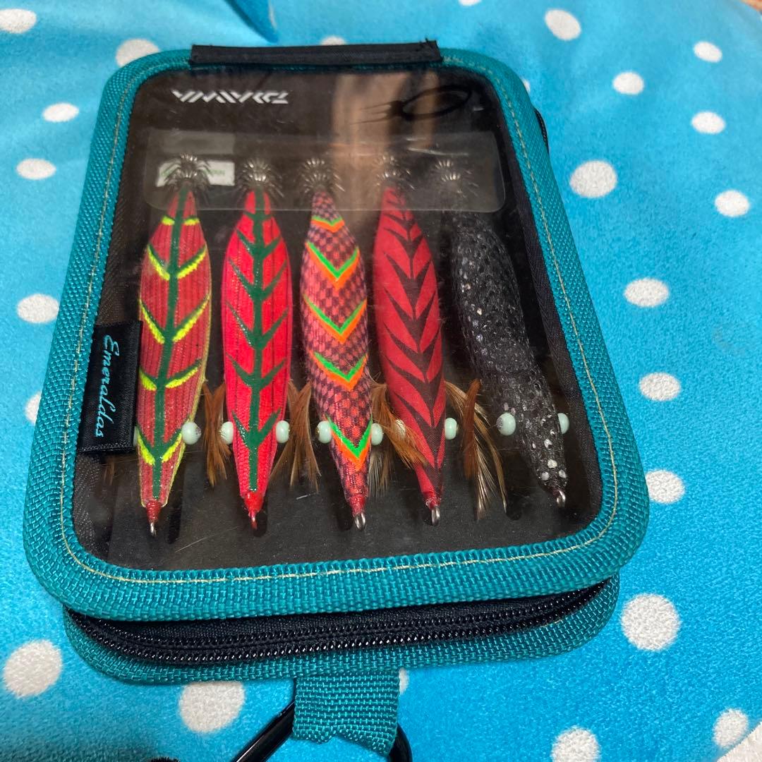 ハヤシ餌木猿 3.5号ノーマル5本 DaiwaエギケースもSETです