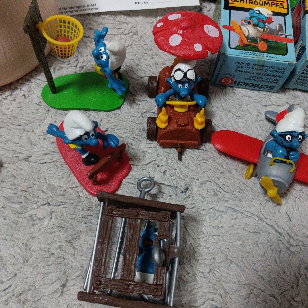 スマーフ　Schleich　フィギュア　スマーフハウス　キノコハウス