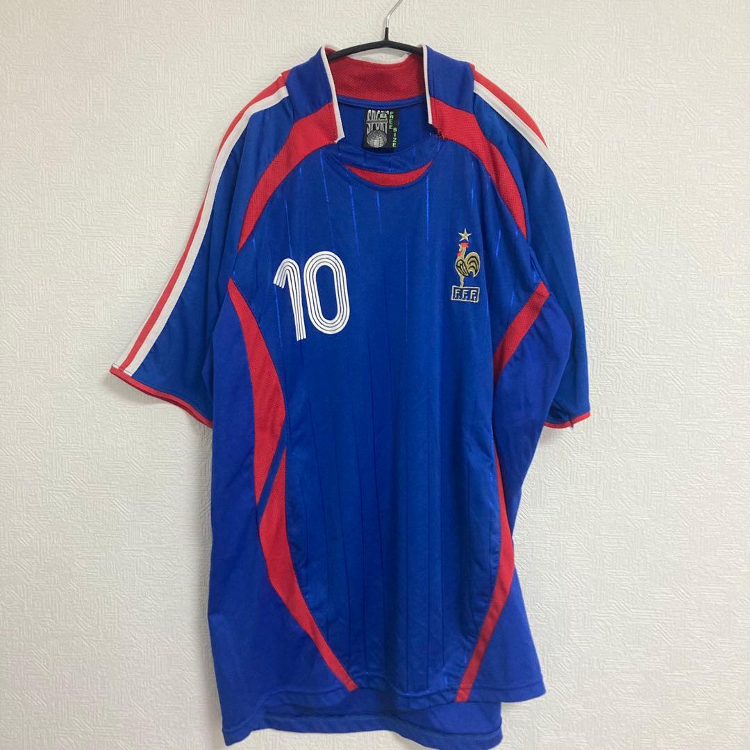 フランス代表 ジダン ユニフォーム L相当 90s