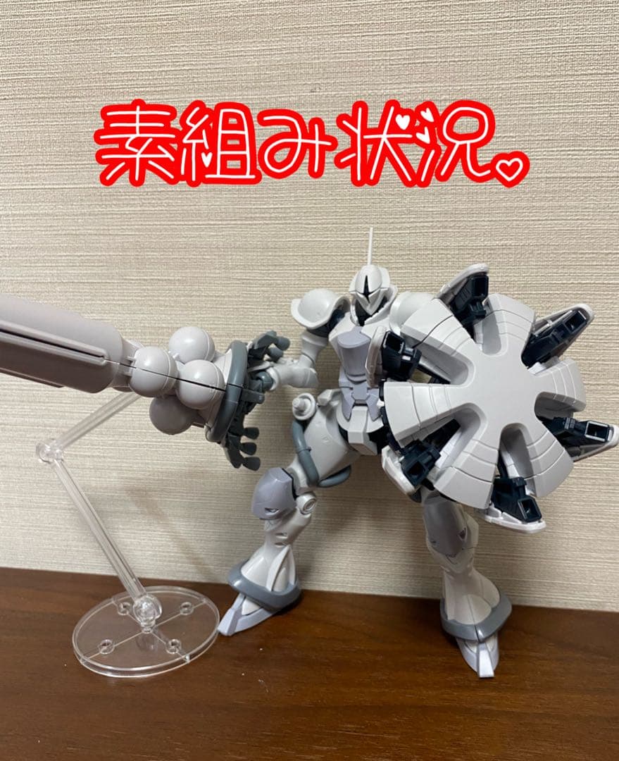 【ガンプラ完成品】　HG エグザベ専用ギャン（ハクジ装備）