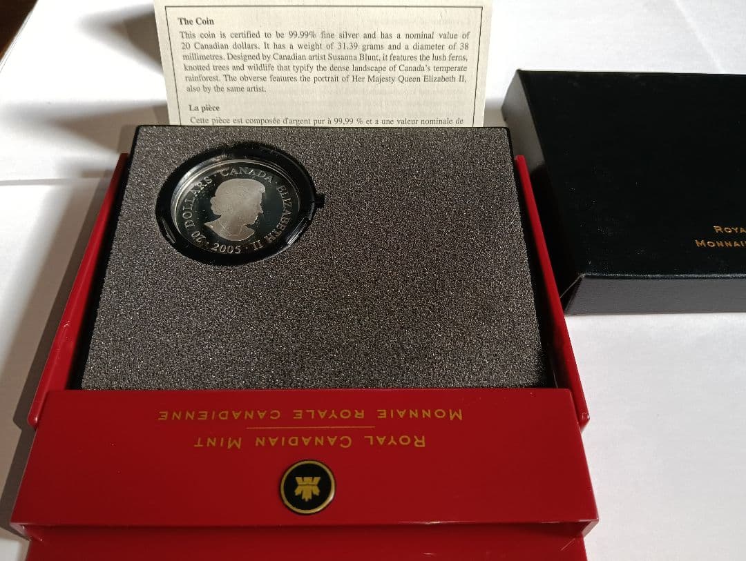 ☆激レア☆2006年カナダ20ドル記念銀貨 国立公園ノース・パシフィック・リム