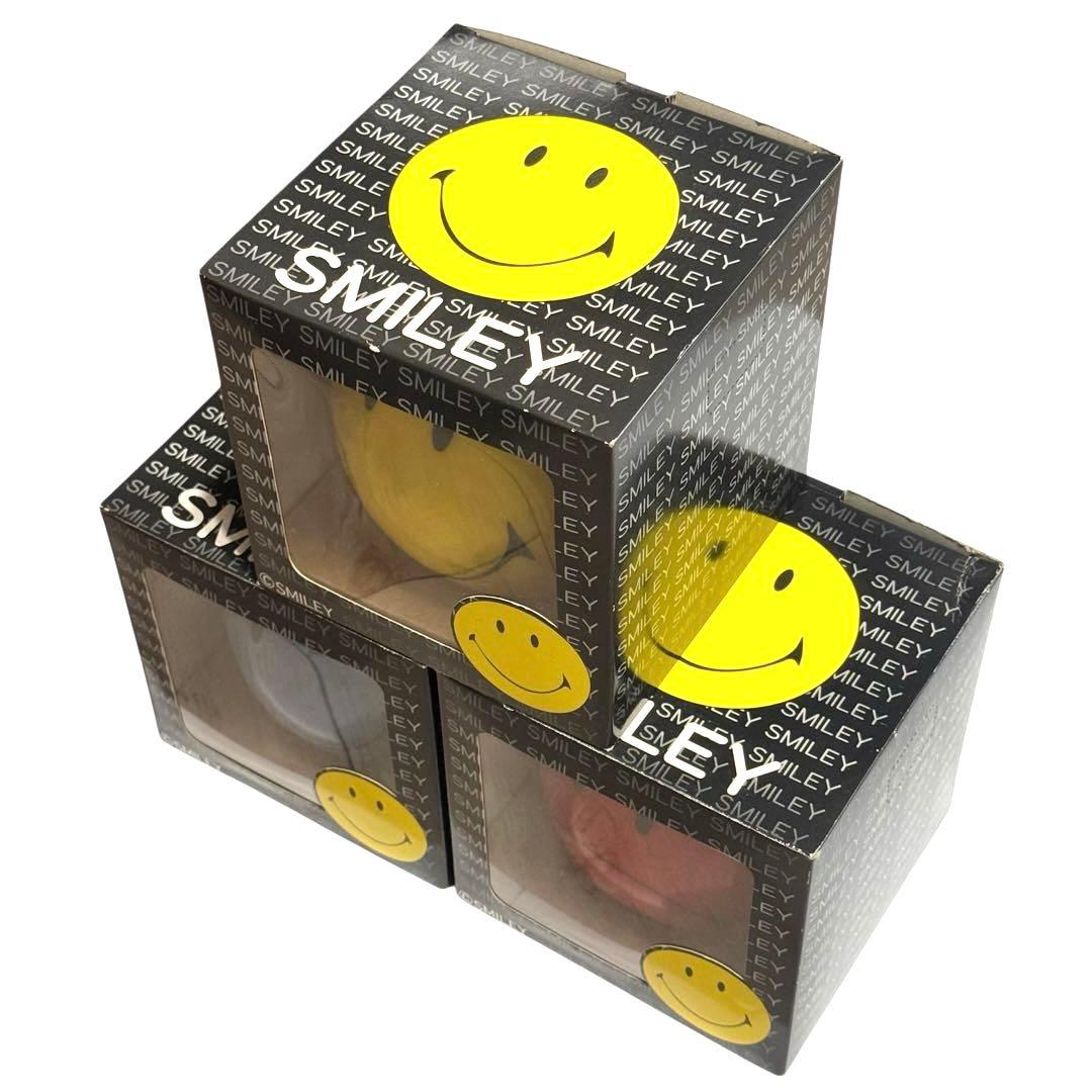 スマイル Smiley バンク 貯金箱 3色セット【非売品】