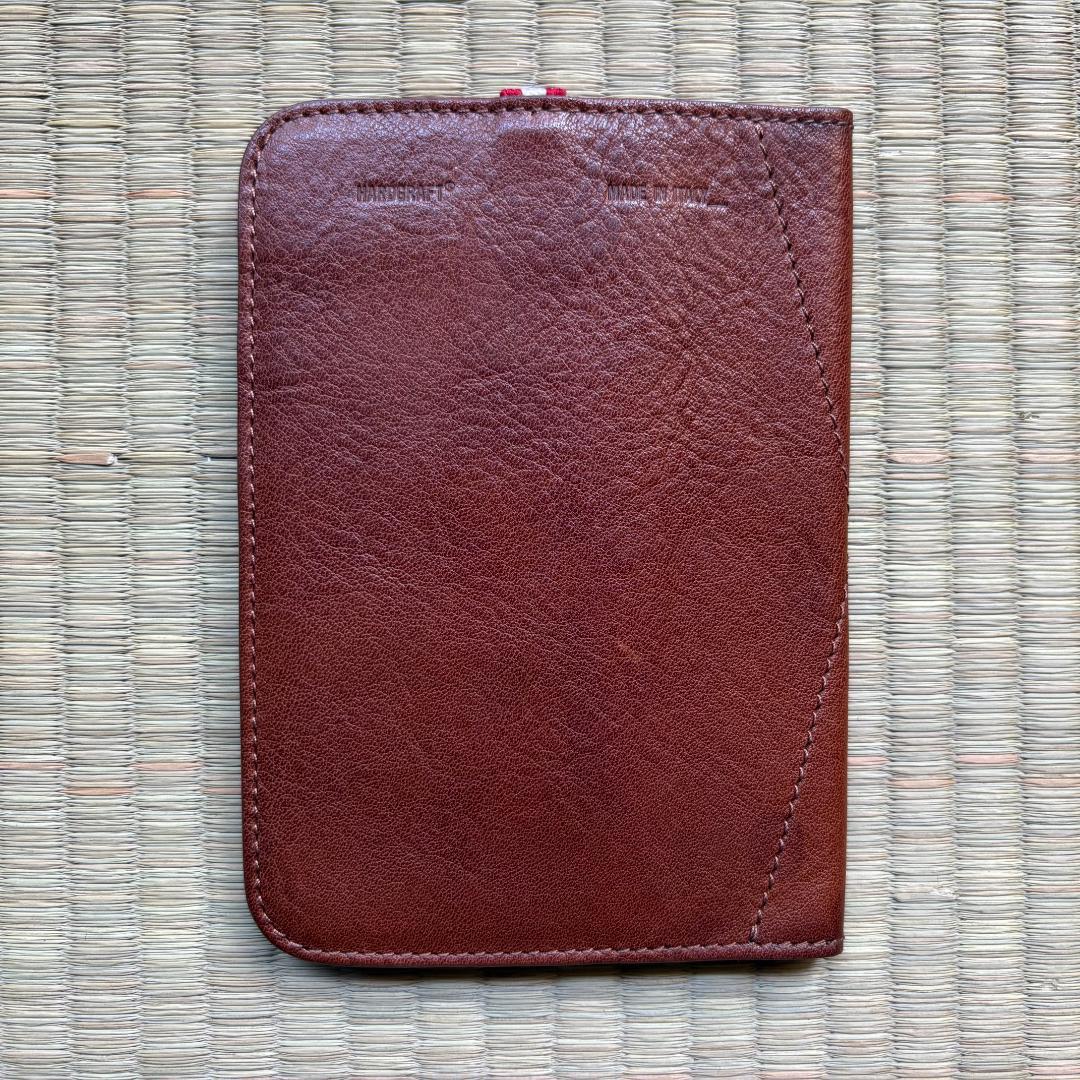hardgraft イタリア製 本革パスポートカバー ブラウン系