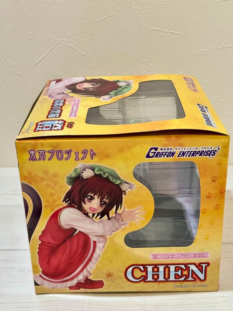 【未開封品】東方project 1/8 凶兆の黒猫 橙（チェン）