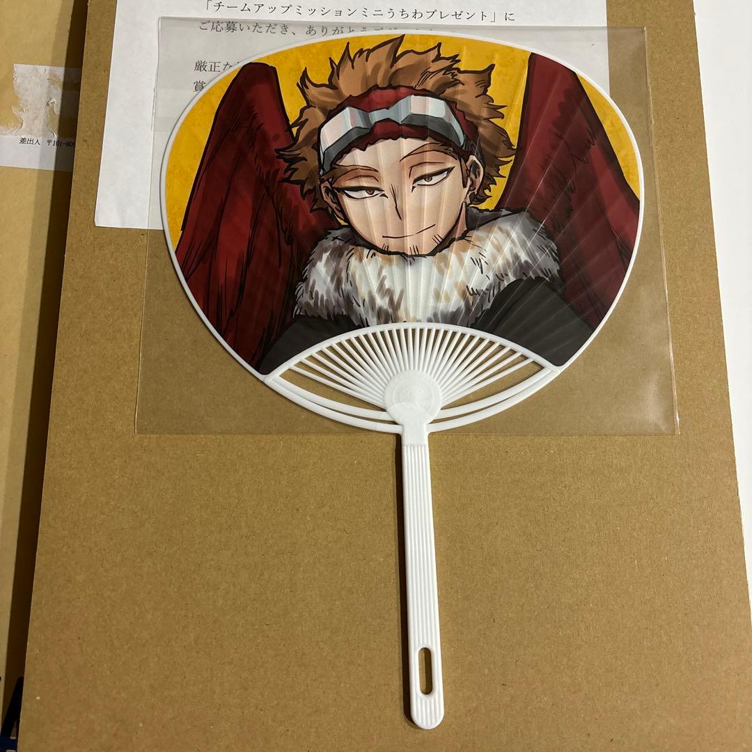 最強ジャンプ ホークス 新十傑 ミニうちわ 当選品 僕のヒーローアカデミア