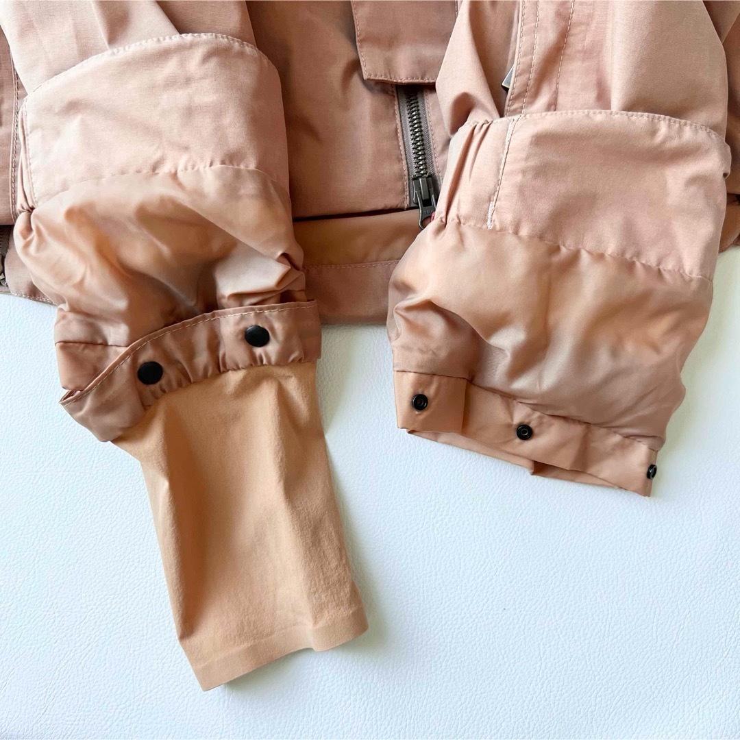 4921【美品】バートン　ジャケット ファー付き ゴアテックス ピンクベージュ