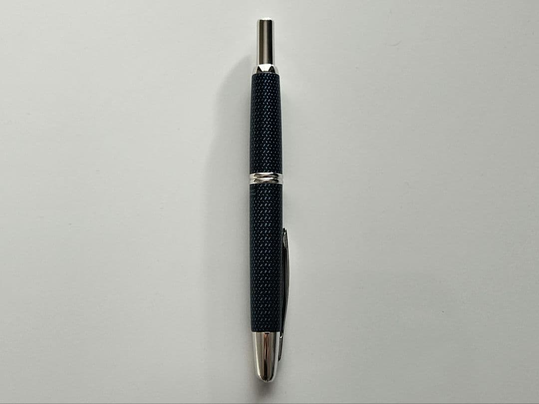 pilot パイロット キャップレス 絣 青 fニブ
