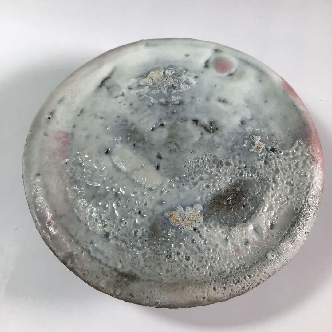 Ｒ６８　水指　『萩焼』『中村龍和造』　共箱　茶道具