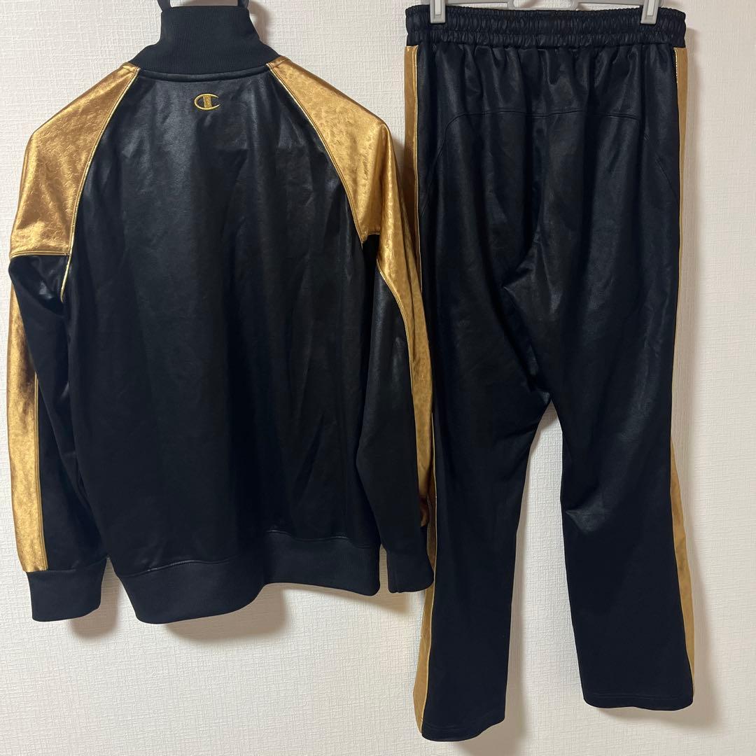 希少　y2k 豹柄　チャンピオン　ジャージ　セットアップ　Mサイズ　平成