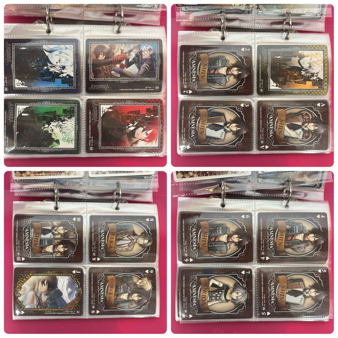 コンプリート　アムネシア　サインカード　トレカ　AMNESIA コンプ