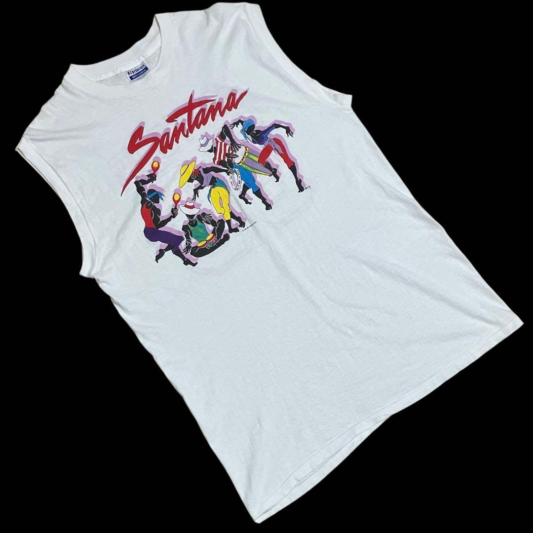 80s サンタナ NEW SANTANA BAND 86年ツアー Tシャツ XL