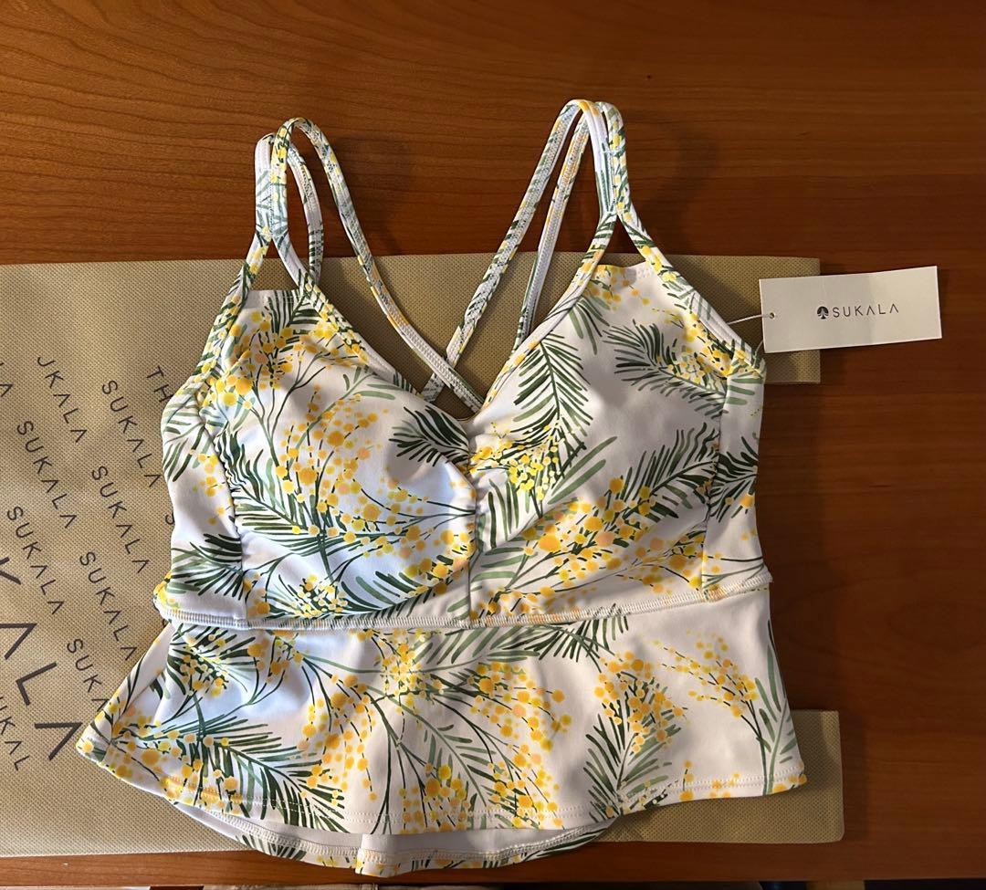 【新品タグ付き】 SUKALA スプリングフラワーフレアブラトップ ミモザ