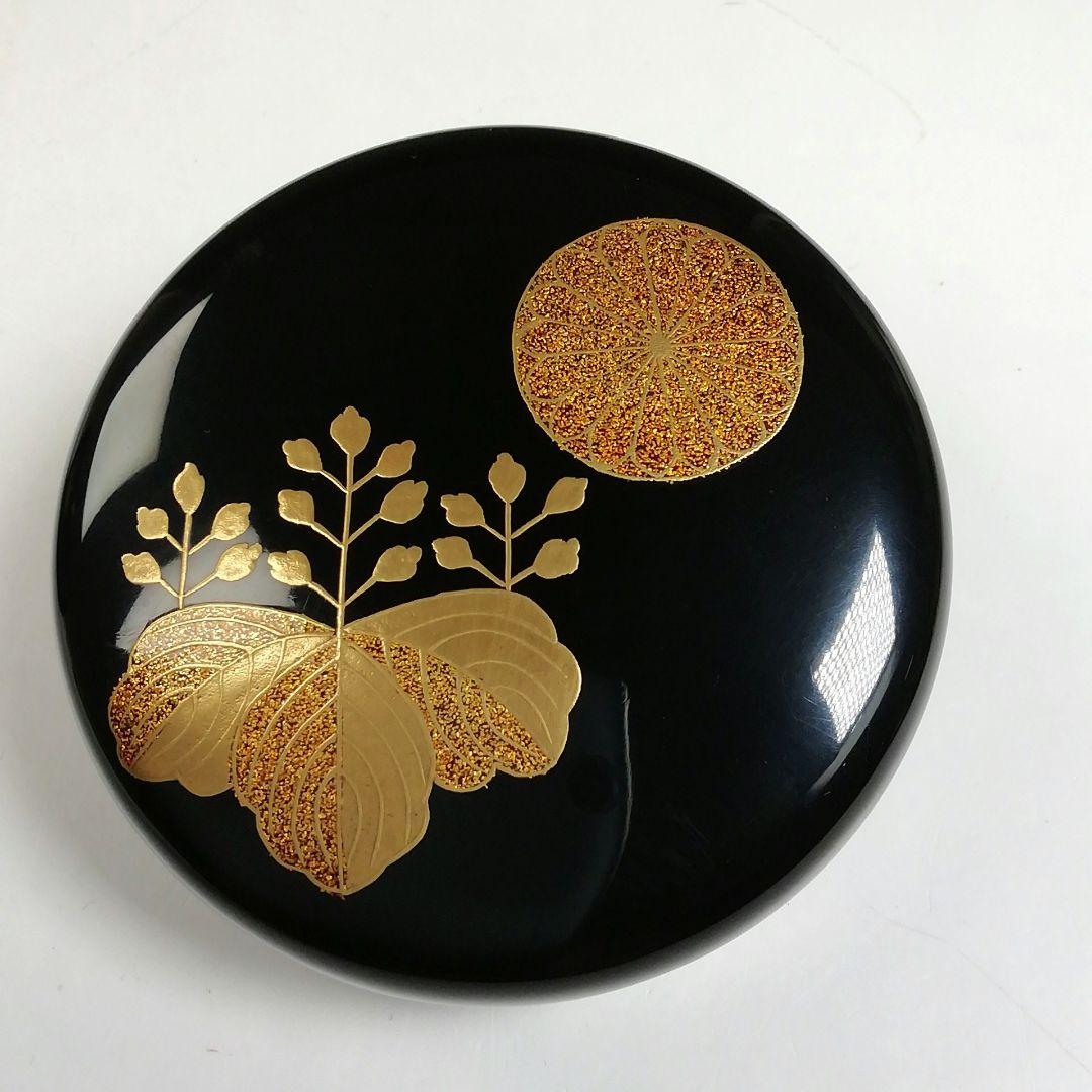 Ｔ９９１　棗　『高台寺蒔絵』『中棗』『佐々木麗峰 造』　共箱　茶道具