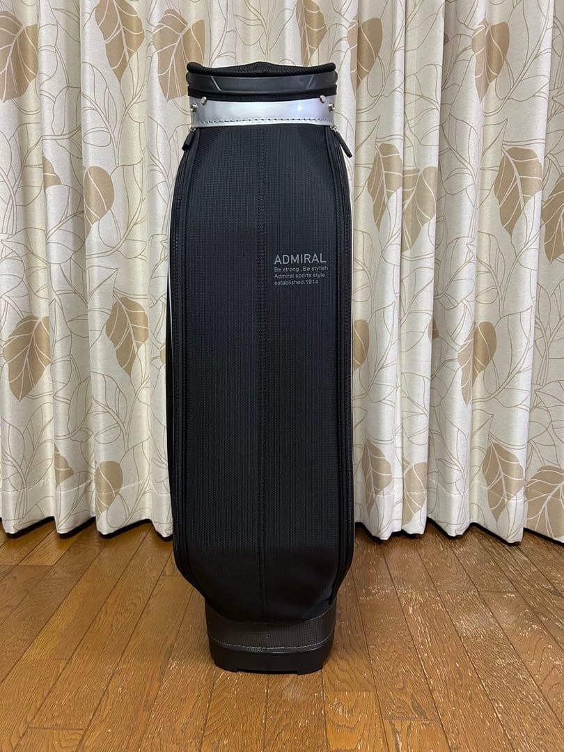 Admiral ゴルフキャディバッグ シルバー/ブラック