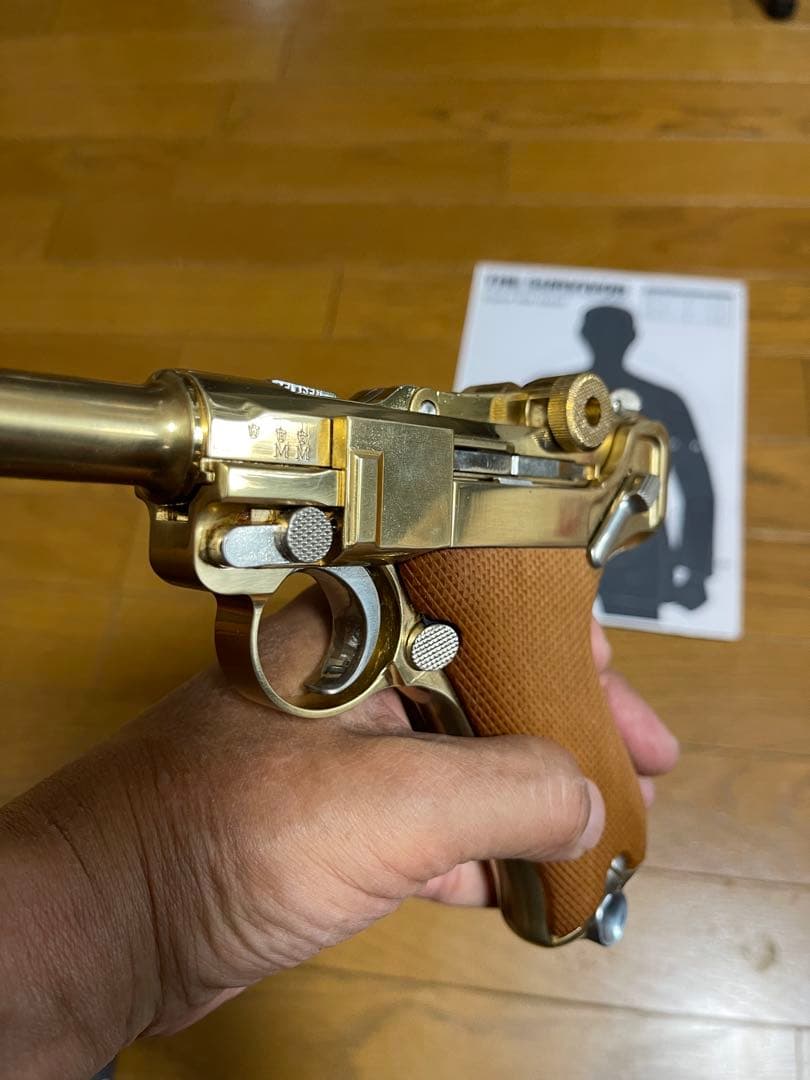 時田しろくま ルガーP08 マルシン　おまけPPK固定ガスGUN