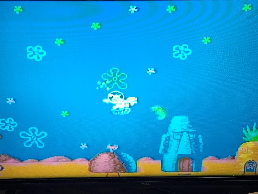 【未使用品】スポンジボブ　TVゲーム（外国製）レトロゲーム風