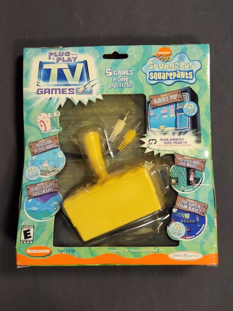 【未使用品】スポンジボブ　TVゲーム（外国製）レトロゲーム風