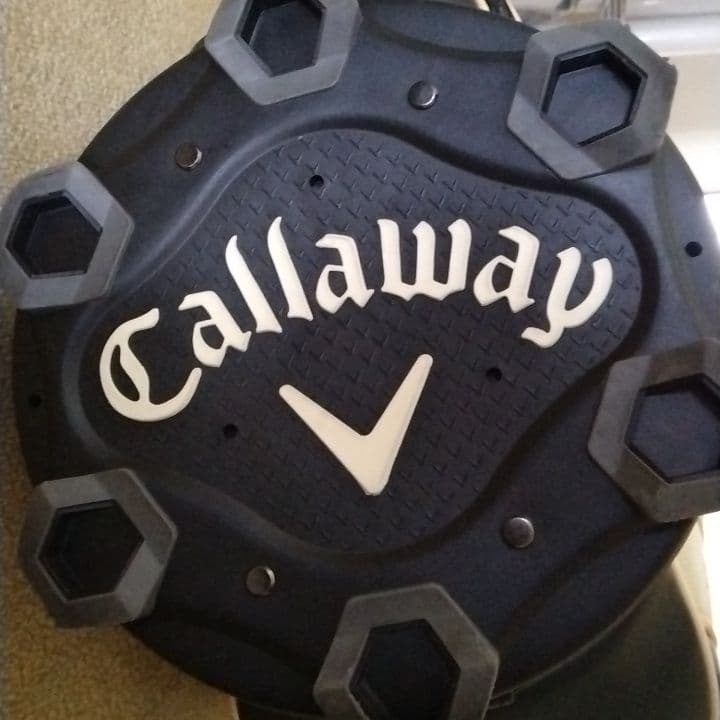 Callaway キャディバッグ 　　　ブラック ゴールド