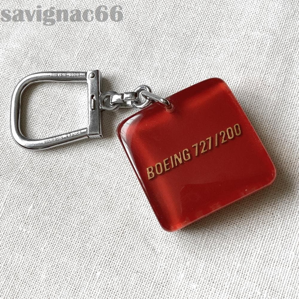 60s フレンチキーホルダー ブルボン TUNIS AIR チュニジア航空