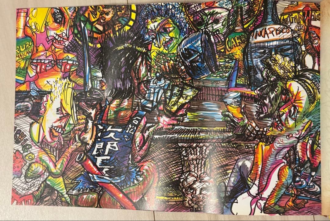 【初版！サイン署名】ニューヨークの次郎長　篠原有司男　講談社　会田誠