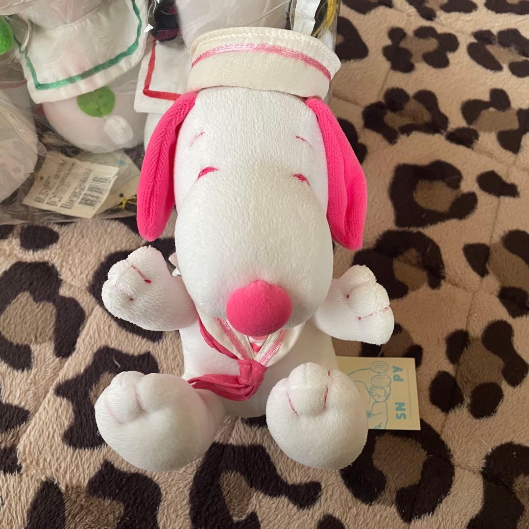 【希少】スヌーピー SNOOPY カラフル セーラー ぬいぐるみ 5体セット
