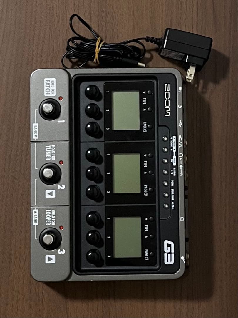 【美品】ZOOM G3 ギターエフェクター ACアダプター・箱付き