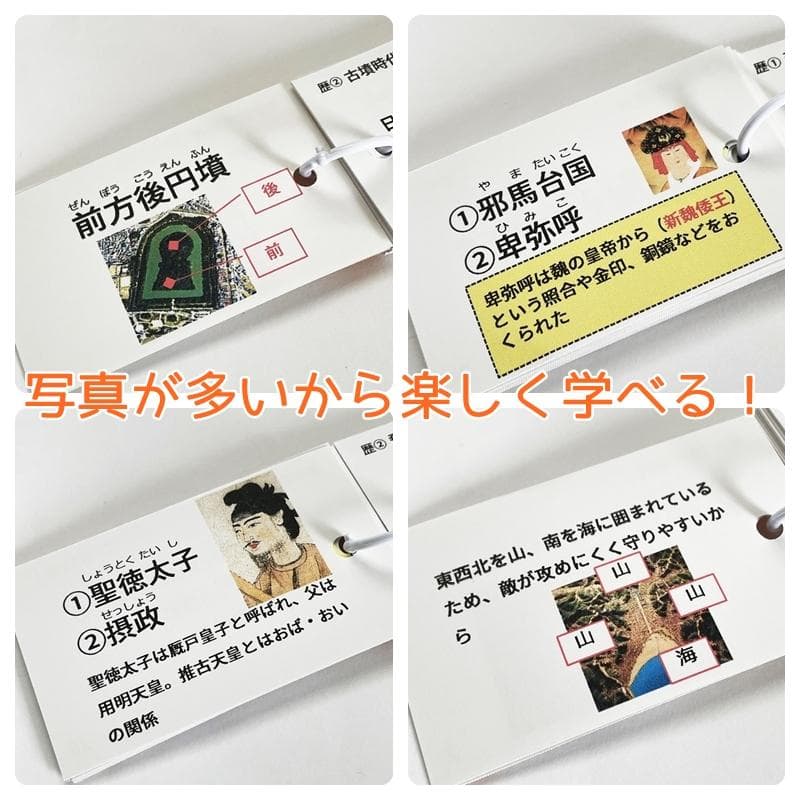 受験対策教材【086】社会　歴史マスター①～⑪　中学受験、高校受験にも使える内容