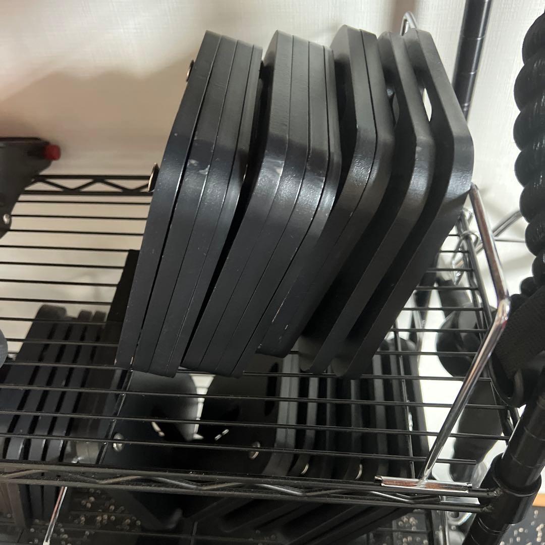 みつばちさんば　ダンベル＋増長ボルト＋追加プレート　総重量113キロセット