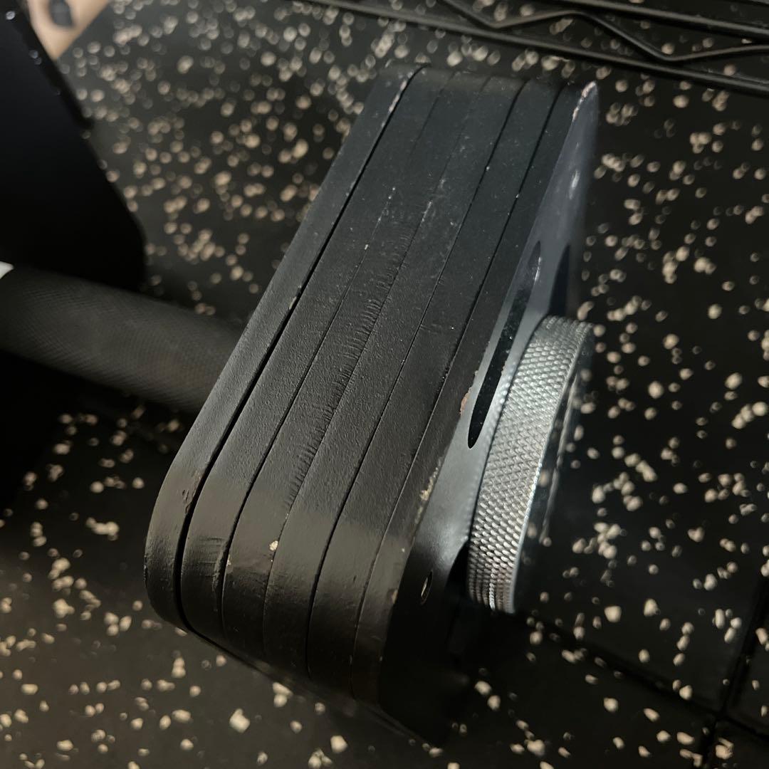 みつばちさんば　ダンベル＋増長ボルト＋追加プレート　総重量113キロセット