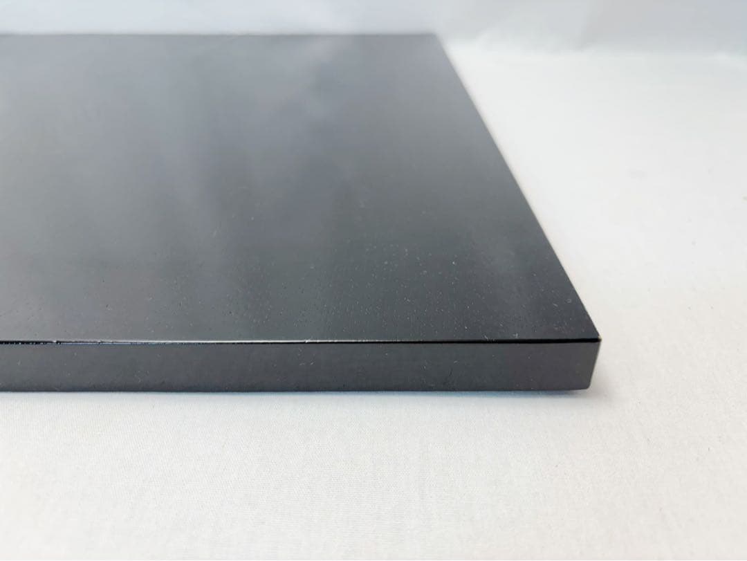 未使用 茶道具 木製柿合塗り 大板 敷板 42.5cm×42.5cm茶道 置板