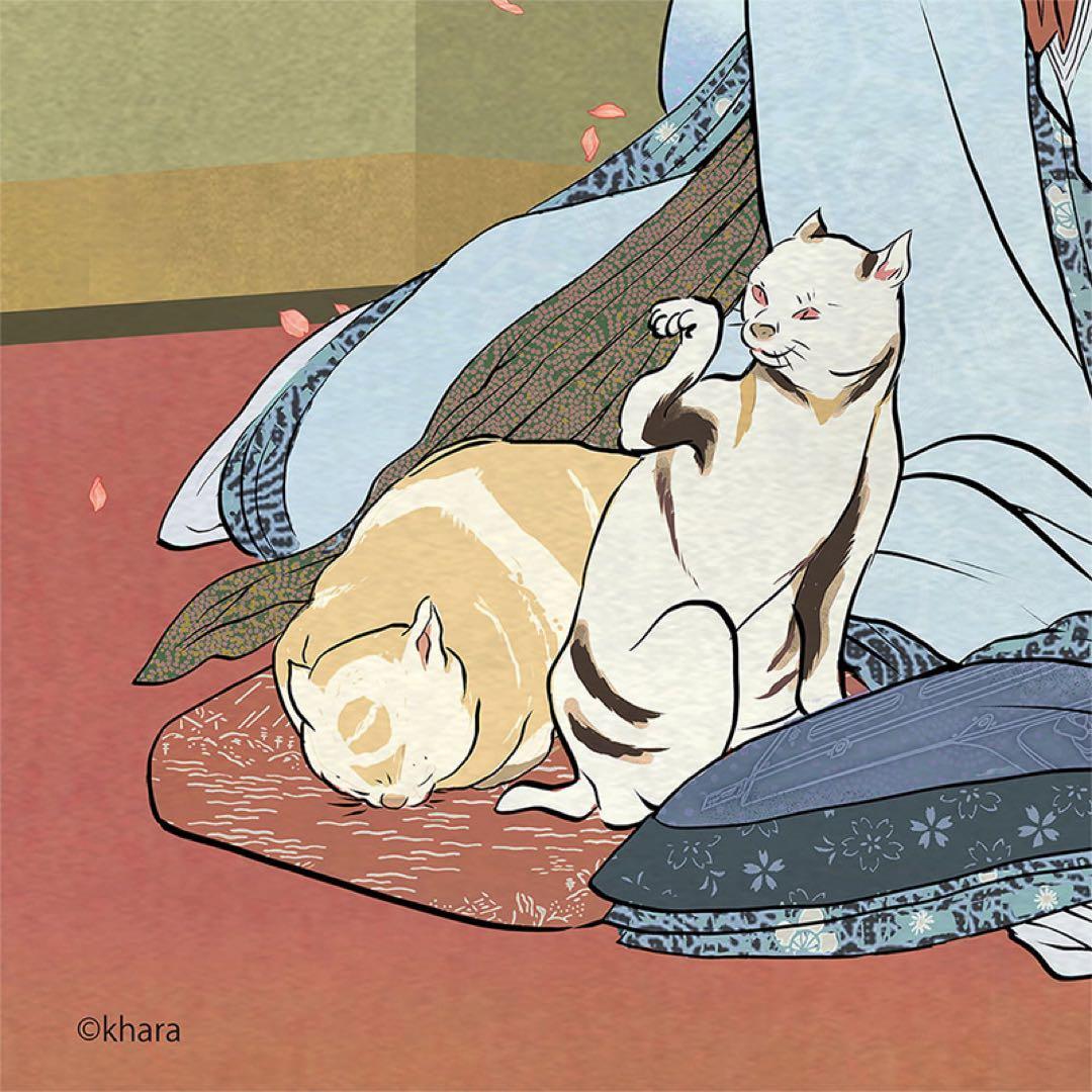 エヴァ浮世絵「箱根八里美人三画揃 レイ」　共通カラー単品　版三