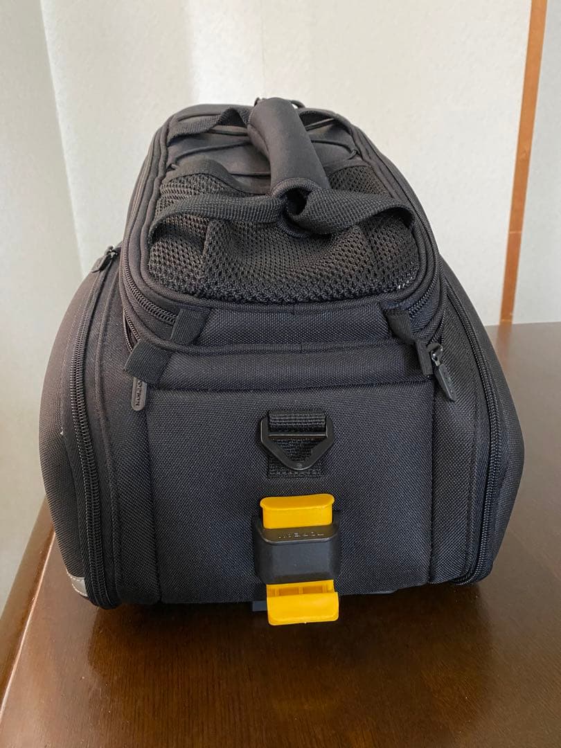 わらびもちTOPEAK MTXバッグ と QR BEAM RACK