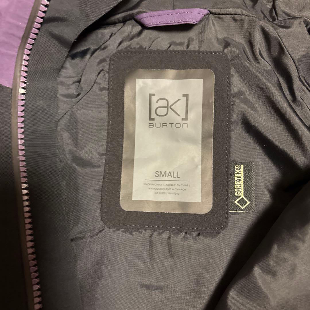 wknaaa　バートン　BURTON AK 上下　レディース紫　上S下XS