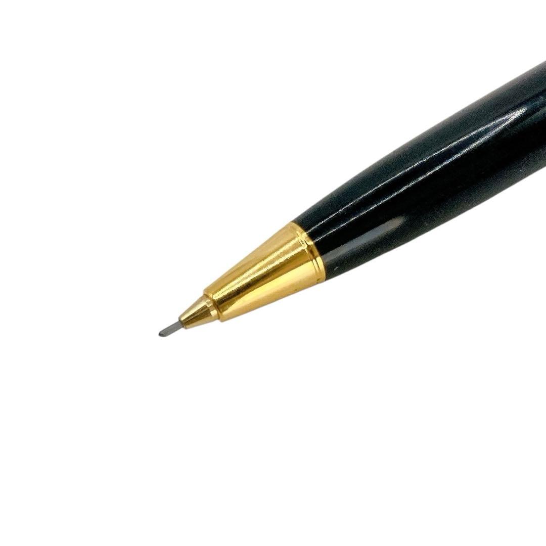 美品✨モンブラン シャープペンシル　ツイスト式　ブラック ゴールド　0.7mm